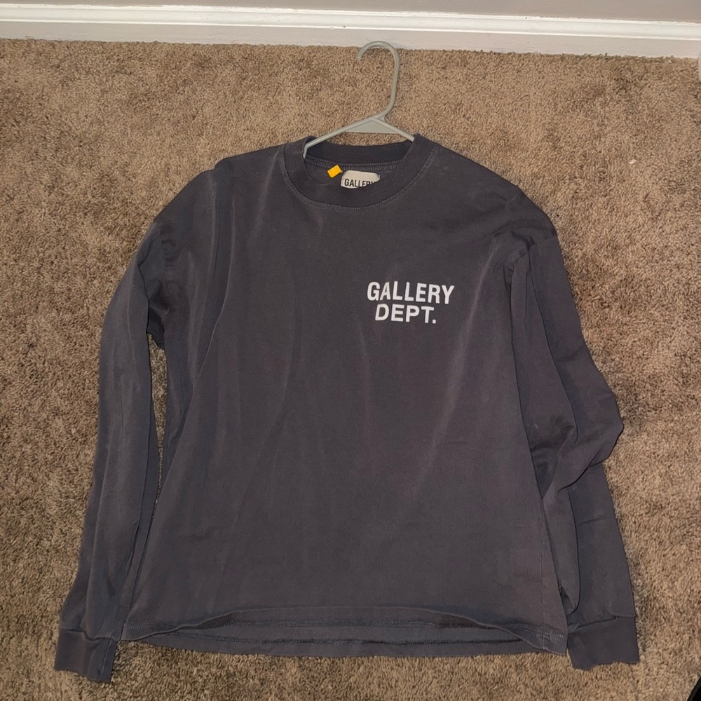 Gallery Dept Charcoal Long Sleeve Tee